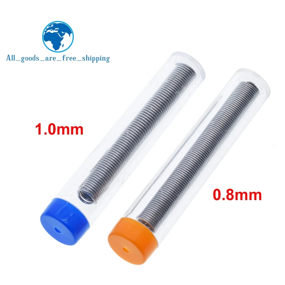 DIY Tin lead Rosin Core Solder Wire 10g 1.0mm 2% Flux Reel Welding line New Tin content 45%
DIY Tin lead Rosin Core Solder Wire 10g 1.0mm 2% Flux Reel Welding line New Tin content 45%