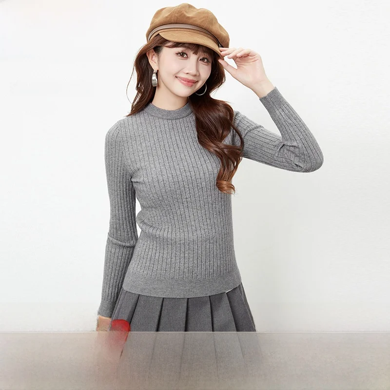 Женский свитер-пуловер 9Mei с длинным рукавом и круглым вырезом, высокоэластичный базовый слой, однотонный, зима 2025, модный женский трикотаж
Женский свитер-пуловер 9Mei с длинным рукавом и круглым вырезом, высокоэластичный базовый слой, однотонный, зима 2025, модный женский трикотаж