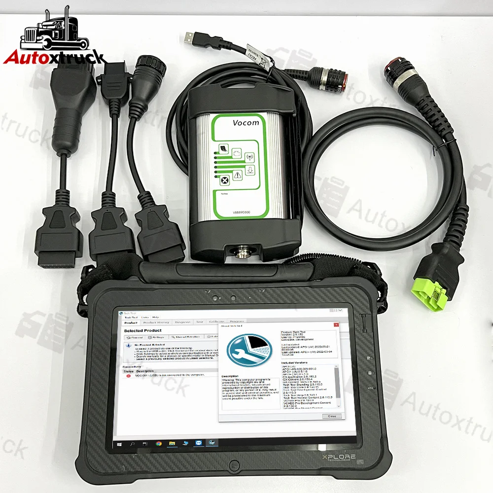 Excavator construction VCADS Vocom 1 8890300 Vocom1 interface for heavy duty diagnostic tool Xplore tablet
Excavator construction VCADS Vocom 1 8890300 Vocom1 interface for heavy duty diagnostic tool Xplore tablet
