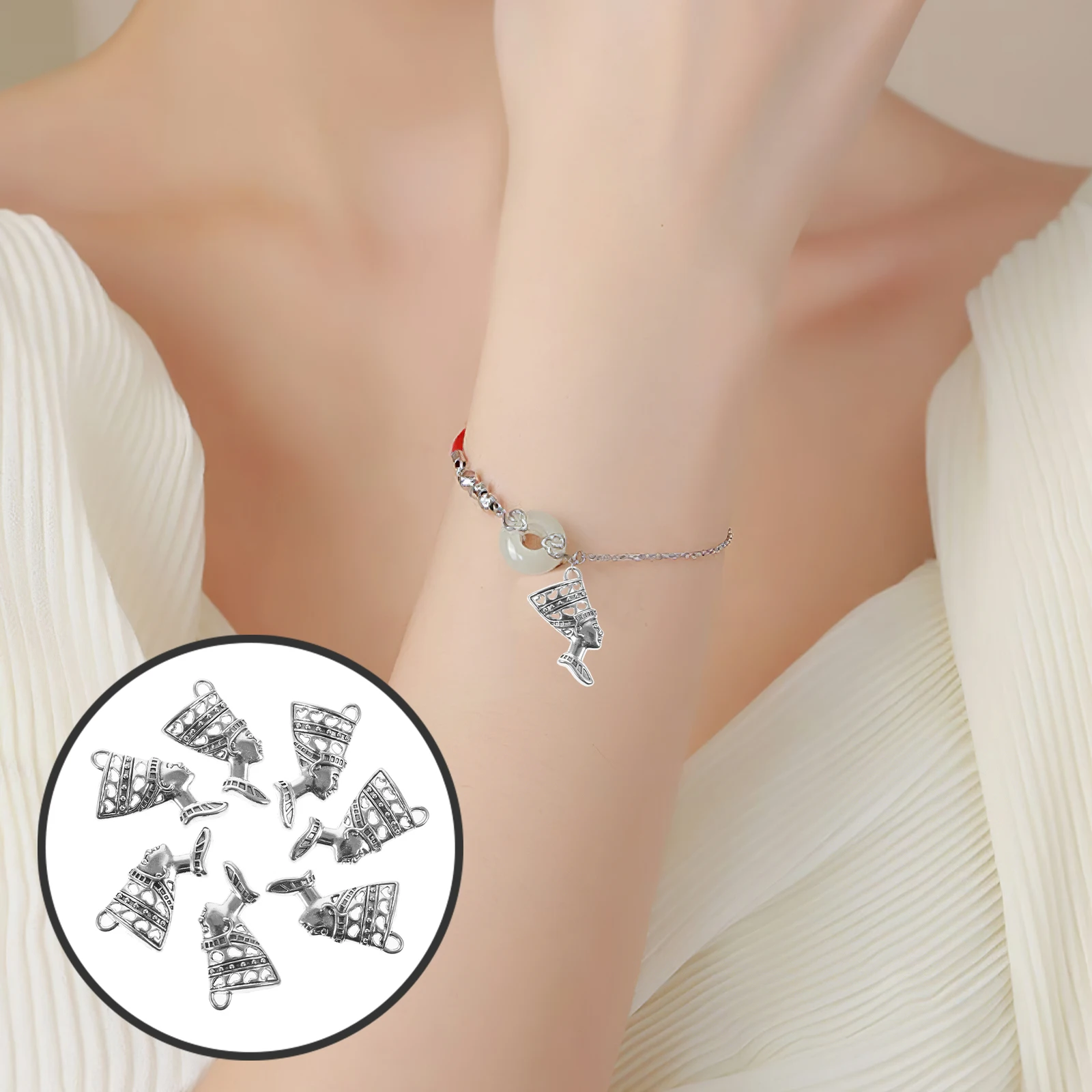 20pcs Retro Queen Pendant Alloy Crown Charm for Necklace DIY Jewelry Making Silver Color Accessories Crafts
20pcs Retro Queen Pendant Alloy Crown Charm for Necklace DIY Jewelry Making Silver Color Accessories Crafts