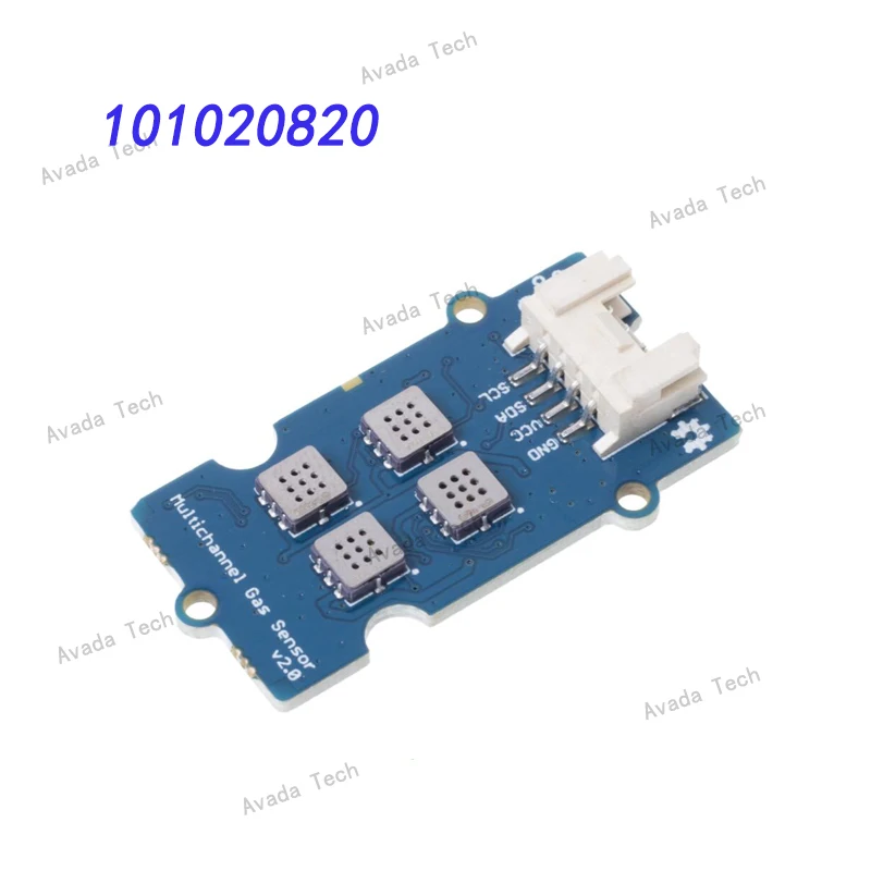 101020820 Grove - Multichannel Gas Sensor v2 - Besides CO, NO2, C2H5CH, VOC - MEMS gas sensor
101020820 Grove - Multichannel Gas Sensor v2 - Besides CO, NO2, C2H5CH, VOC - MEMS gas sensor
