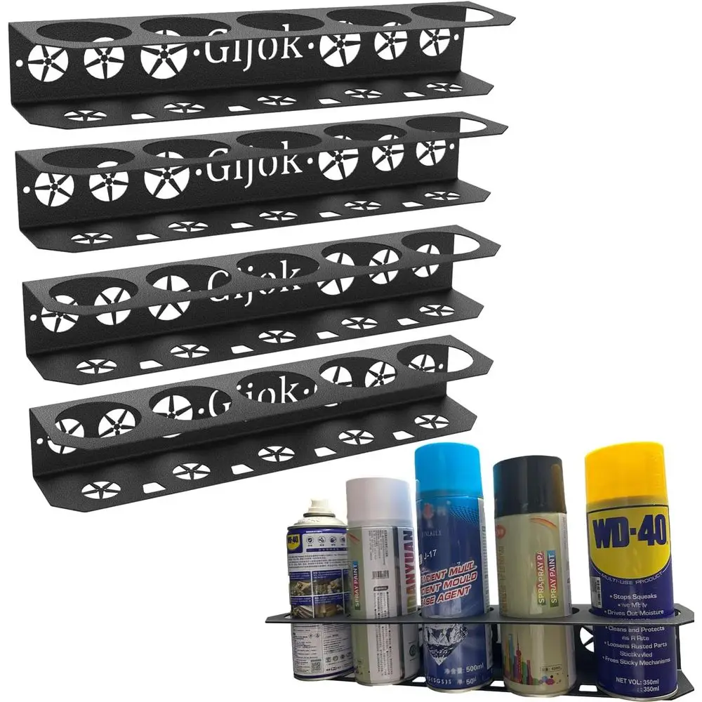 Настенный органайзер из 4 черных стальных распылителей для гаража и рабочего пространства
Настенный органайзер из 4 черных стальных распылителей для гаража и рабочего пространства