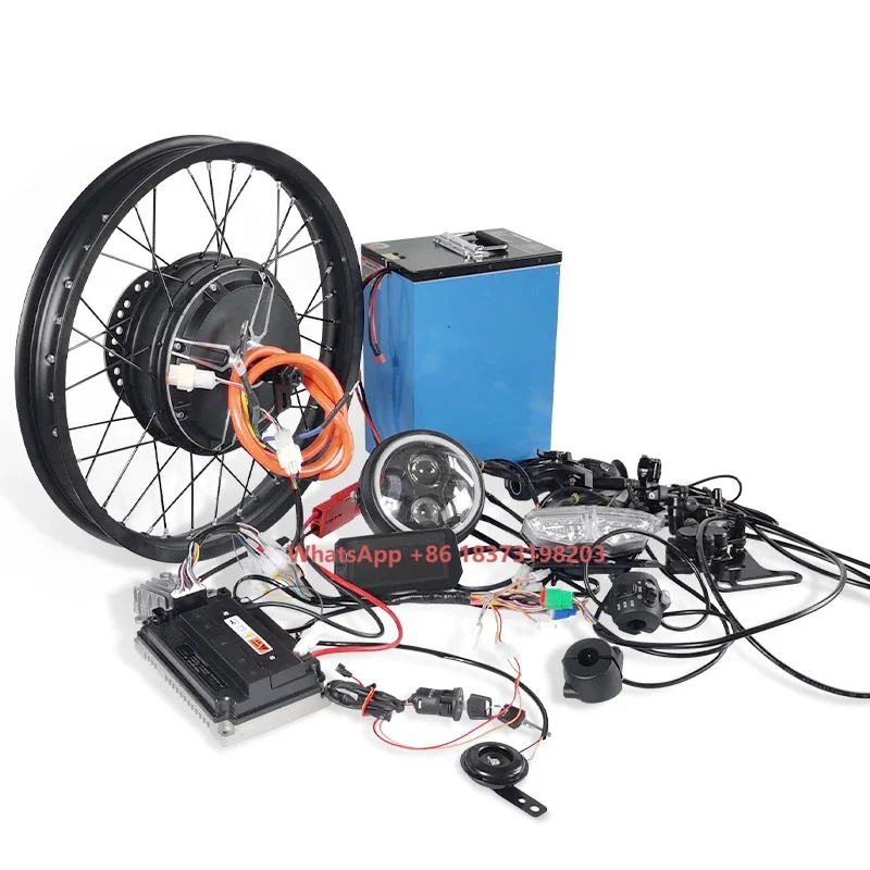 Professional Motorcycle Electric Kit Conversion Electric Motorcycle Kit 6000w with Battery
Professional Motorcycle Electric Kit Conversion Electric Motorcycle Kit 6000w with Battery