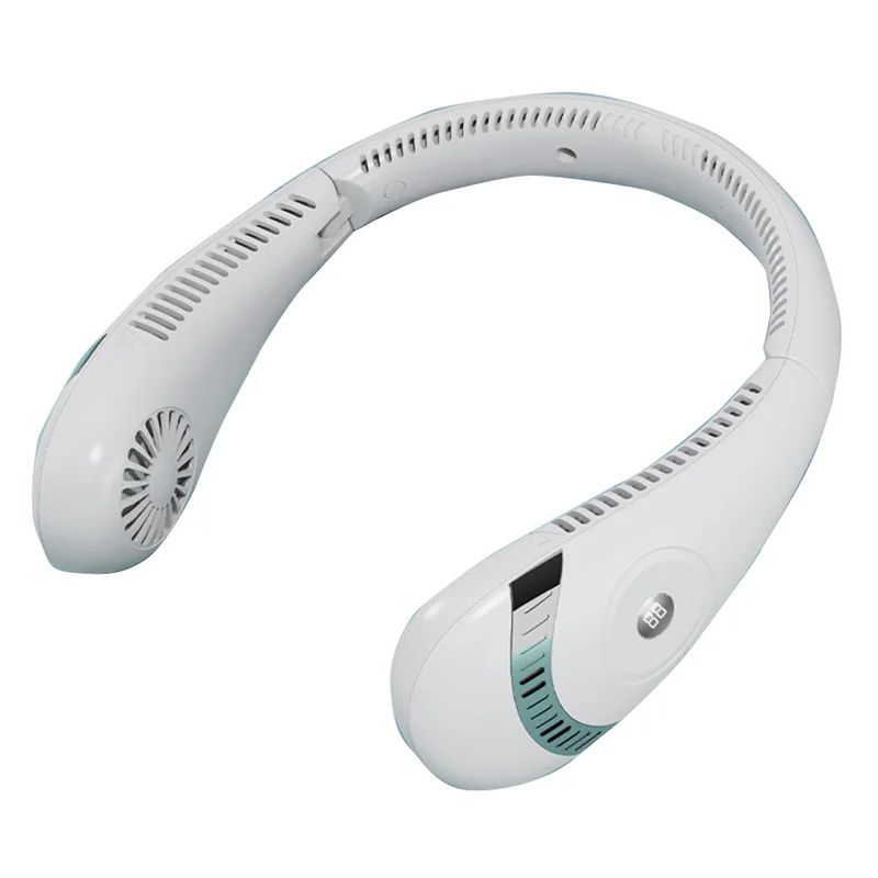 Portable Neck Fan,5000MAh Foldable Neck Fan Bladeless Cooling Personal Neck Fan Rechargeable Neck Fan with 3Speeds White
Portable Neck Fan,5000MAh Foldable Neck Fan Bladeless Cooling Personal Neck Fan Rechargeable Neck Fan with 3Speeds White