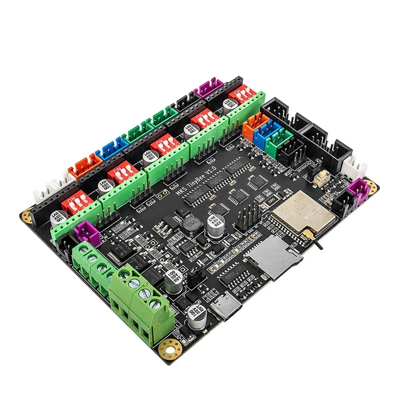 Плата управления материнской платой MKS Tinybee, плата управления ESP32 Wi-Fi MINI12864, черная плата управления для 3D-принтера, 1 шт.
Плата управления материнской платой MKS Tinybee, плата управления ESP32 Wi-Fi MINI12864, черная плата управления для 3D-принтера, 1 шт.