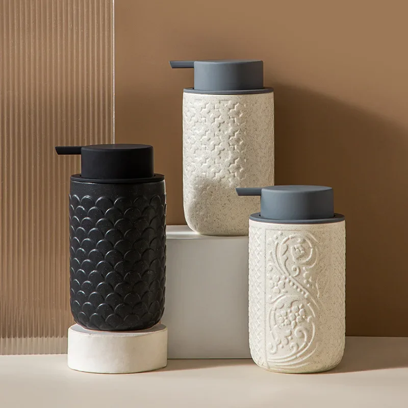 Luxury Body Wash Soap Bottle Ceramic Model Liquid Foam Dispenser Room Bathroom Color Dispensing Bottle Mousse Foam Pressing
Luxury Body Wash Soap Bottle Ceramic Model Liquid Foam Dispenser Room Bathroom Color Dispensing Bottle Mousse Foam Pressing
