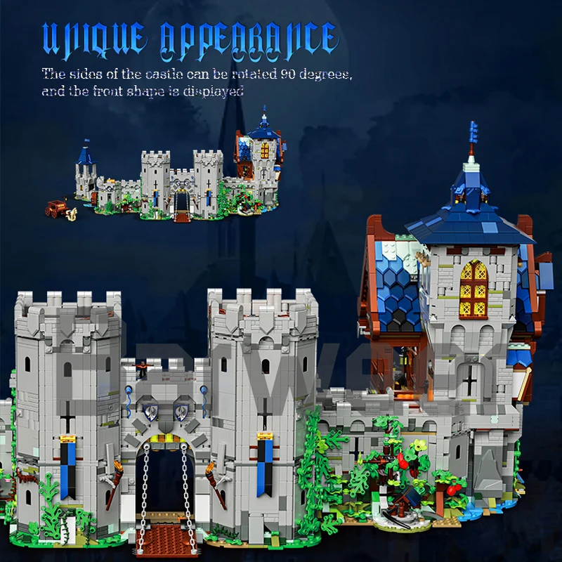 Medieval Castle House Buildings Sets, City Apartment Store Architecture Modular Buildings Blocks Model Kit Gift for Adults Kids
Medieval Castle House Buildings Sets, City Apartment Store Architecture Modular Buildings Blocks Model Kit Gift for Adults Kids