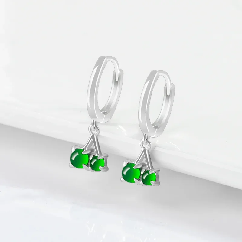 Burmese Jade Cherry Earrings Jewelry Women Natural Vintage Designer Luxury Amulets 925 Silver Charm Gifts Certificate Green
Burmese Jade Cherry Earrings Jewelry Women Natural Vintage Designer Luxury Amulets 925 Silver Charm Gifts Certificate Green