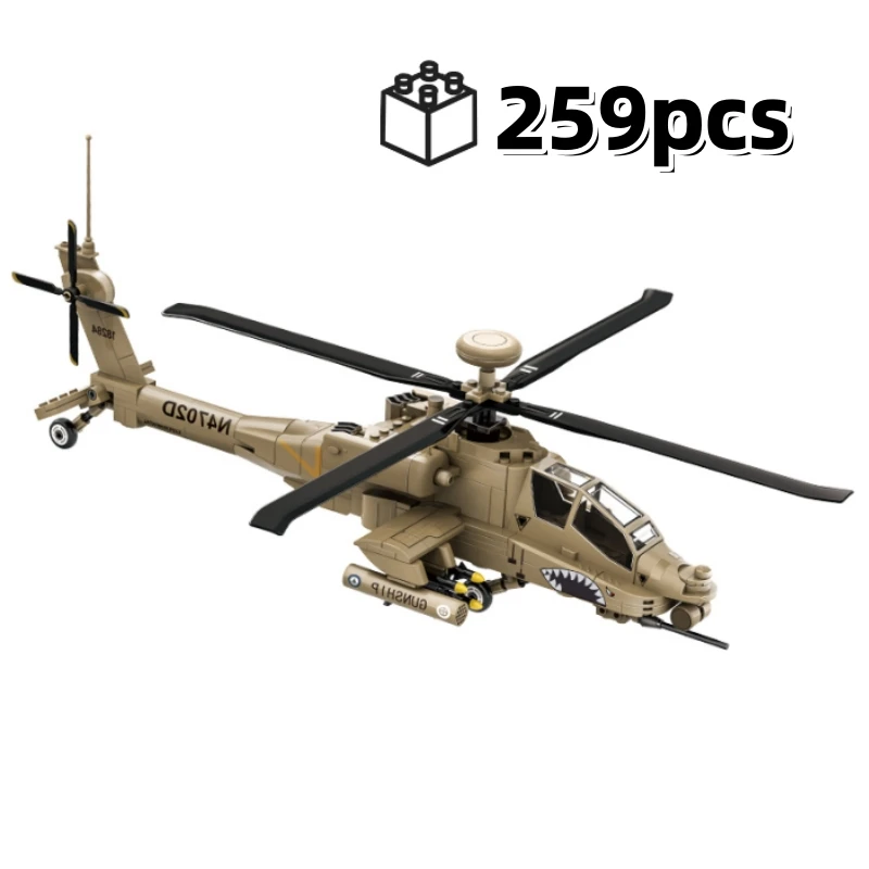 259 шт. США AH64 Apache вертолет строительные блоки военная техника армейская модель оружия кирпичи подарок спецназа домашний орнамент
259 шт. США AH64 Apache вертолет строительные блоки военная техника армейская модель оружия кирпичи подарок спецназа домашний орнамент