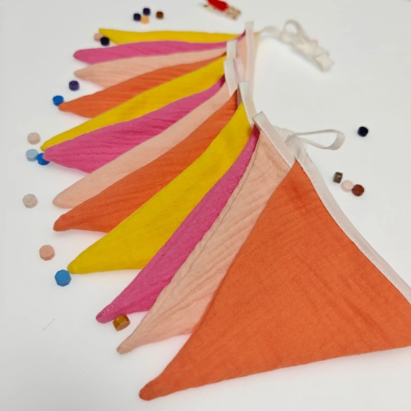 Decorative Flags Fashionable Cotton Bunting Flags for Newborn Baby Photography A2UB
Decorative Flags Fashionable Cotton Bunting Flags for Newborn Baby Photography A2UB