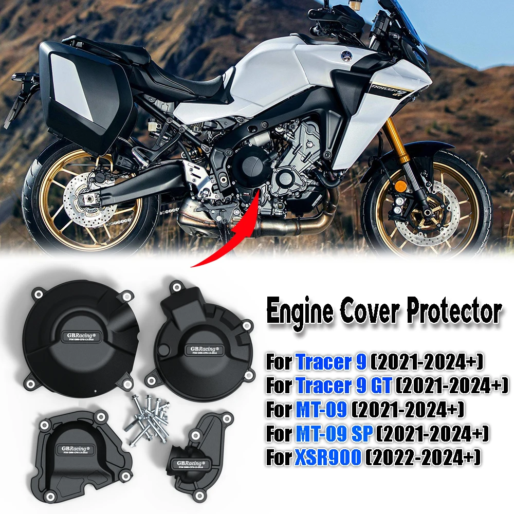 For YAMAHA MT09 SP FZ-09 TRACER 9GT 900 & SCRAMBLER 900 2021-2024 XSR900 2022-2024 Motorcycle Engine Protective Cove
For YAMAHA MT09 SP FZ-09 TRACER 9GT 900 & SCRAMBLER 900 2021-2024 XSR900 2022-2024 Motorcycle Engine Protective Cove