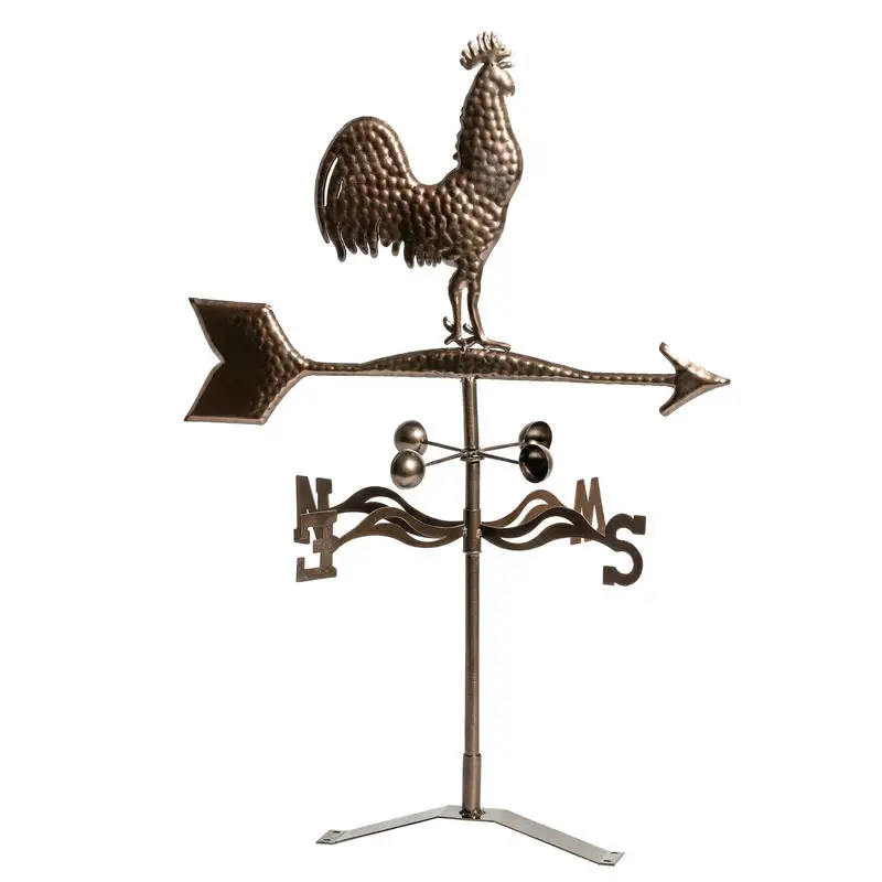 Metal Rooster Weathervane, Roof Mount Wind Direction Indicator, Outdoor Weather Vanes
Metal Rooster Weathervane, Roof Mount Wind Direction Indicator, Outdoor Weather Vanes