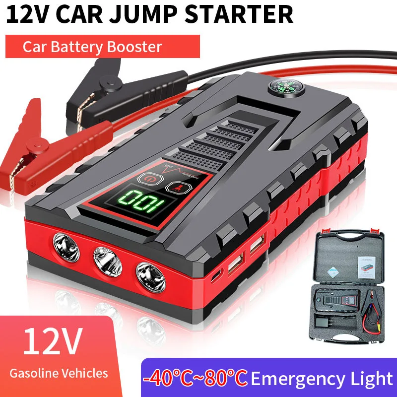 99800 mAh Portable Car Jump Starter Power Bank Car Booster Charger 12V Starting Device Petrol Diesel Car Emergency Booster
99800 mAh Portable Car Jump Starter Power Bank Car Booster Charger 12V Starting Device Petrol Diesel Car Emergency Booster