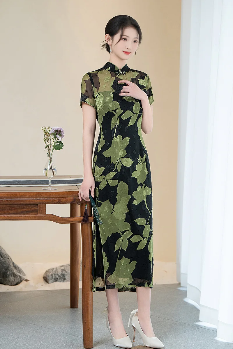 Платье в китайском стиле, сексуальное платье Cheongsam с короткими рукавами, элегантное банкетное платье, свадебное платье Ципао, Vestidos
Платье в китайском стиле, сексуальное платье Cheongsam с короткими рукавами, элегантное банкетное платье, свадебное платье Ципао, Vestidos