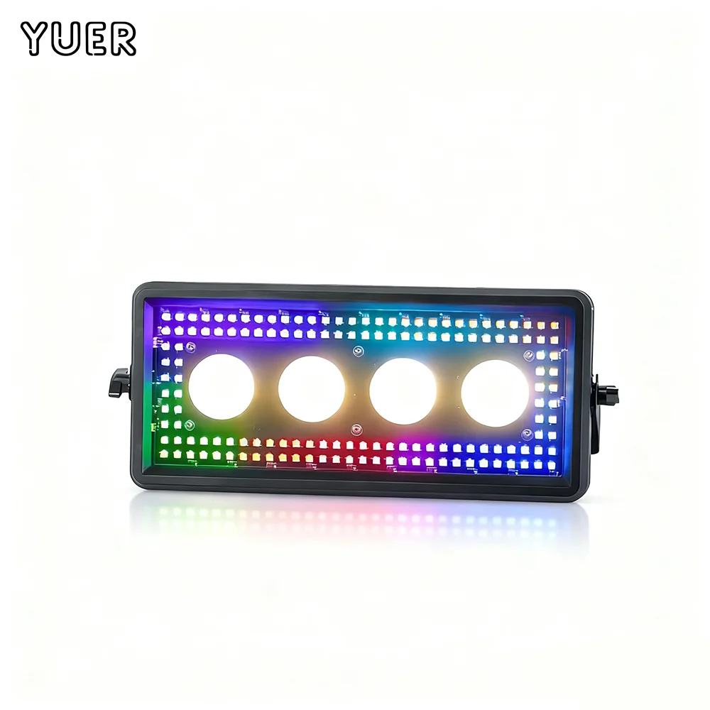 YUER 150W LED COB 4X50W+72X0.2W RGB 5050 3IN1 Effect Light Flash Wash Effect DMX512 For DJ Disco Wedding Party Stage Lighting
YUER 150W LED COB 4X50W+72X0.2W RGB 5050 3IN1 Effect Light Flash Wash Effect DMX512 For DJ Disco Wedding Party Stage Lighting