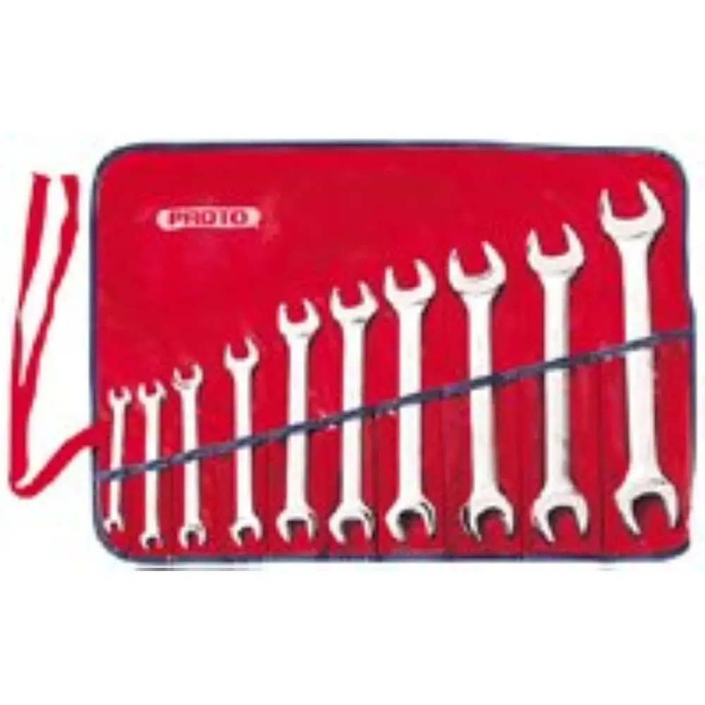 10-Piece Satin Finish Metric Open-End Wrench Set
10-Piece Satin Finish Metric Open-End Wrench Set