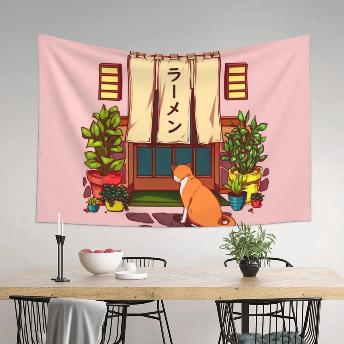 The red cat and the Japanese ramen shop Tapestry Room Decor For Girls Wall Mural Decoration For Home Tapestry
The red cat and the Japanese ramen shop Tapestry Room Decor For Girls Wall Mural Decoration For Home Tapestry