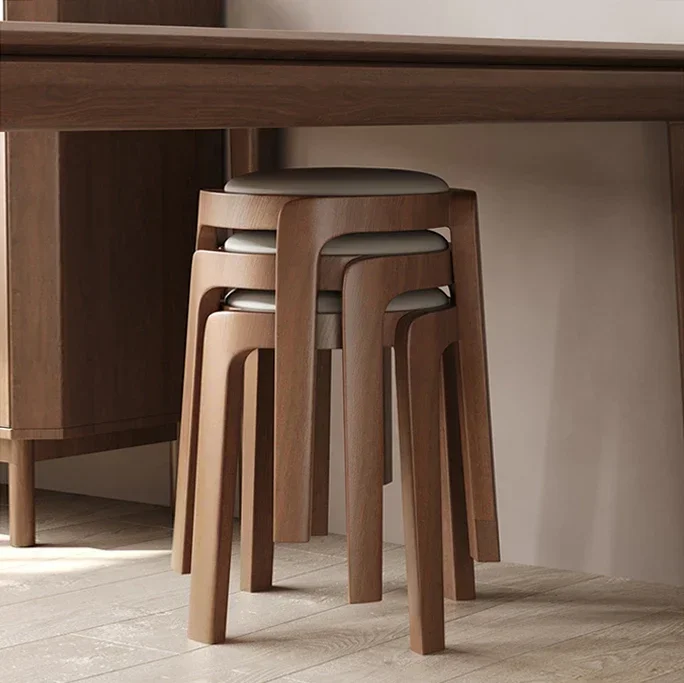 Stool household stackable square bench dining table modern simple solid wood chair small stool that does not take up space
Stool household stackable square bench dining table modern simple solid wood chair small stool that does not take up space