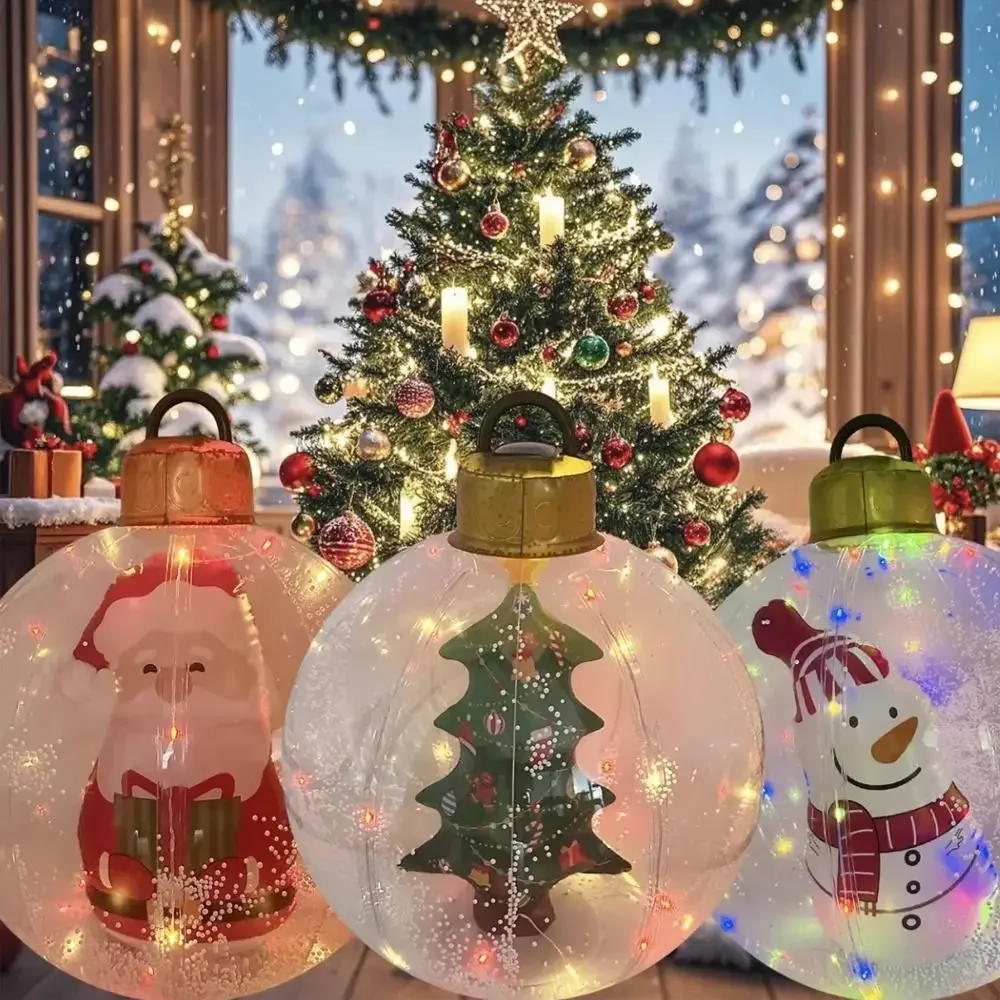Christmas Inflatables: Clear PVC Ball Decorations of Santa, Snowman, Tree for Outdoor, Garden, Yard & Mall
Christmas Inflatables: Clear PVC Ball Decorations of Santa, Snowman, Tree for Outdoor, Garden, Yard & Mall