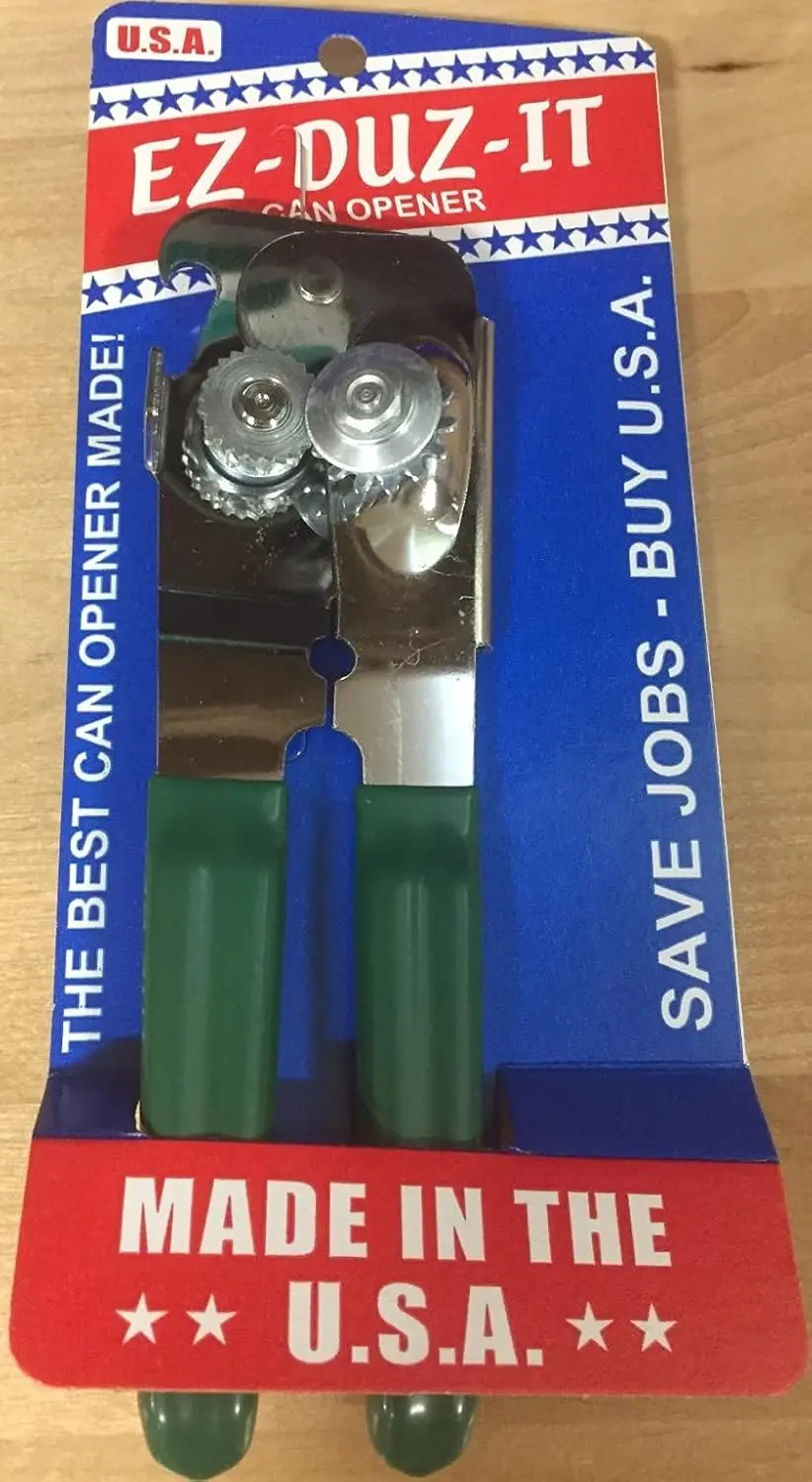 Green Heavy-Duty Swing Can Opener with Easy-Grip Handles, Smooth Operation
Green Heavy-Duty Swing Can Opener with Easy-Grip Handles, Smooth Operation