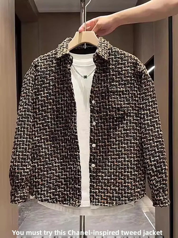 Men's Fashionable Knitted Jacket Casual Versatile Spring Autumn New Style Small Fragrance Style Loose Fit Long Sleeve Coat
Men's Fashionable Knitted Jacket Casual Versatile Spring Autumn New Style Small Fragrance Style Loose Fit Long Sleeve Coat