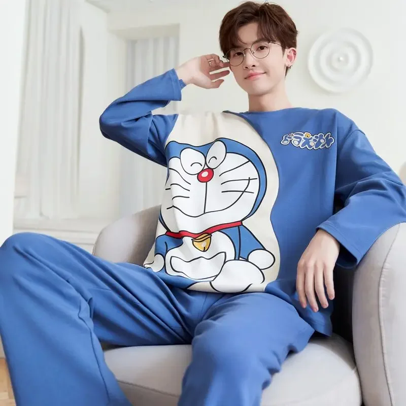 Doraemon boy jingle cat spring autumn pajamas male long sleeve cotton cartoon teen middle school student home wear holiday gifts
Doraemon boy jingle cat spring autumn pajamas male long sleeve cotton cartoon teen middle school student home wear holiday gifts