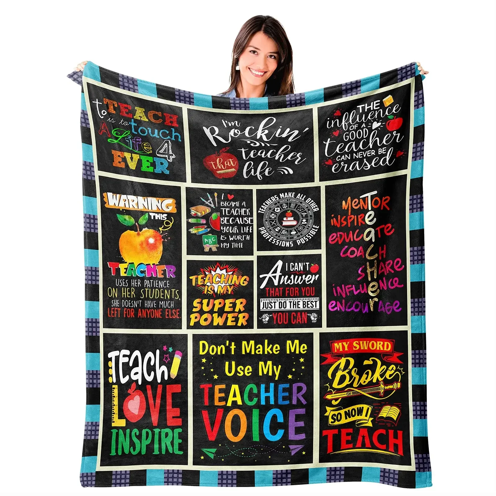 Teacher Gifts,Teacher Blanket,Teacher Appreciation Gift Thank You Gift,Teachers Day Graduation Retirement Birthday Throw Blanket
Teacher Gifts,Teacher Blanket,Teacher Appreciation Gift Thank You Gift,Teachers Day Graduation Retirement Birthday Throw Blanket