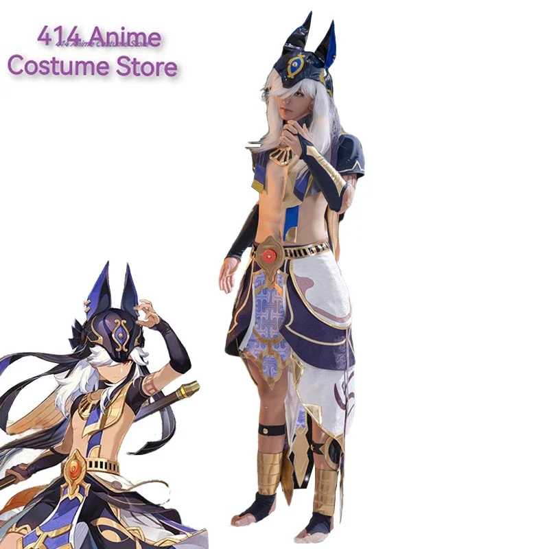 Game Genshin Impact Cyno Cosplay Costume Men Combat Uniform Boy Costume Halloween Party Costume Full Set with Hat
Game Genshin Impact Cyno Cosplay Costume Men Combat Uniform Boy Costume Halloween Party Costume Full Set with Hat