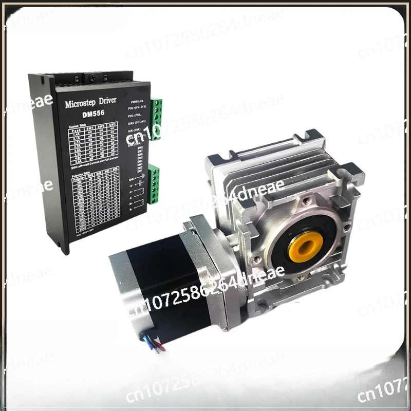 RV030 Worm Gearbox Nema23 Motor DM556 Driver Kit Gear Reducer Ratio 5:1-80:1 Stepper Motor 1.2/2.2Nm/3Nm 2-phase Hybrid Motor
RV030 Worm Gearbox Nema23 Motor DM556 Driver Kit Gear Reducer Ratio 5:1-80:1 Stepper Motor 1.2/2.2Nm/3Nm 2-phase Hybrid Motor