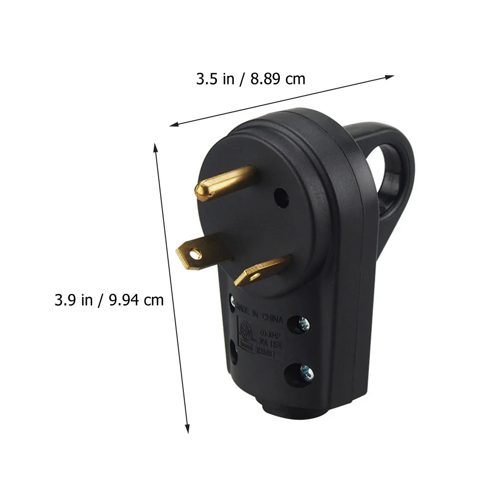 30 Amp Rv Male Plug 3-Prong with Handle Detachable Copper Contacts High Insulation for Trailer Rv Plug
30 Amp Rv Male Plug 3-Prong with Handle Detachable Copper Contacts High Insulation for Trailer Rv Plug