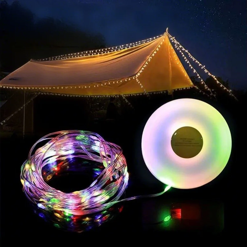 Outdoor Camping Tape Measure Light Waterproof Portable Storage String Light Campsite Lighting Atmosphere Tent Light
Outdoor Camping Tape Measure Light Waterproof Portable Storage String Light Campsite Lighting Atmosphere Tent Light