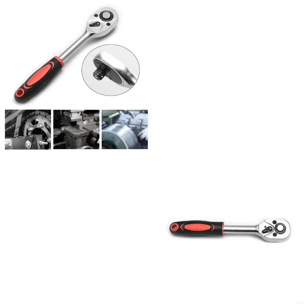 P82E 24-Tooth Reversible Ratchet Drive Socket Wrench Quick Release Ratchet Handle 
P82E 24-Tooth Reversible Ratchet Drive Socket Wrench Quick Release Ratchet Handle