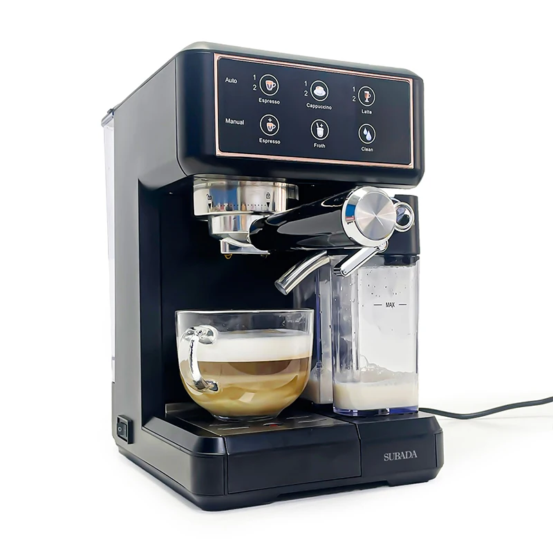 Automatic Italian Espresso Coffee Maker Big Touch Screen High Pressure 20Bar Espresso Machine 6-In-1 Multifunctional
Automatic Italian Espresso Coffee Maker Big Touch Screen High Pressure 20Bar Espresso Machine 6-In-1 Multifunctional