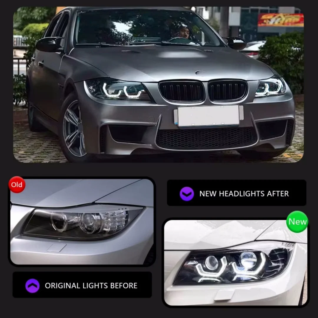 For BMW 3 Series E90 2005-2012 LED Car Lamps Daytime Running Lights Dynamic Turn Signals Car Accessories
For BMW 3 Series E90 2005-2012 LED Car Lamps Daytime Running Lights Dynamic Turn Signals Car Accessories