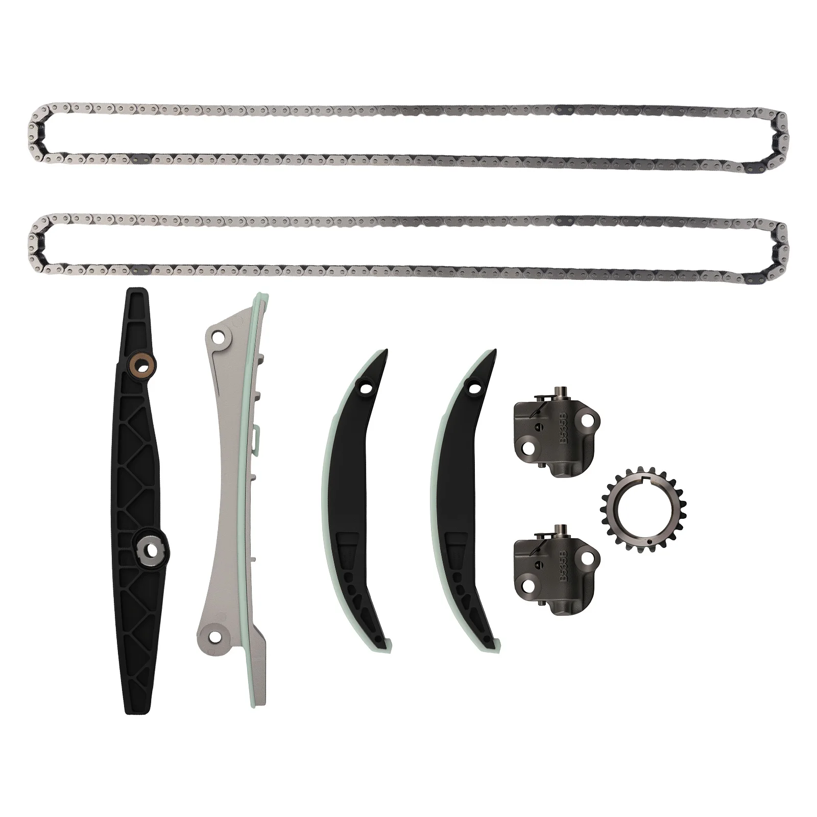 Timing Chain Kit w/ Tensioner for Ford Escape/Tribute/Mariner 3.0L V6 2001-2008 9-0708S 76142
Timing Chain Kit w/ Tensioner for Ford Escape/Tribute/Mariner 3.0L V6 2001-2008 9-0708S 76142