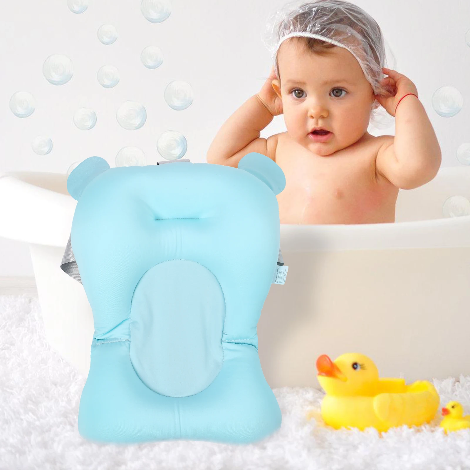 Cartoon Baby Bath Cushion Bathtub Mat With Sling Support Newborn Infant Toddler Shower Seat Comfortable Safe Bath Time For Baby
Cartoon Baby Bath Cushion Bathtub Mat With Sling Support Newborn Infant Toddler Shower Seat Comfortable Safe Bath Time For Baby