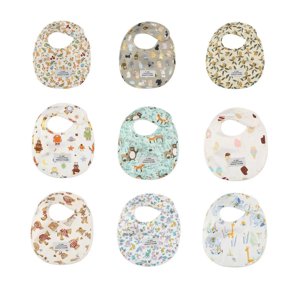 Waterproof Baby Bibs Soft Cotton Feeding Towel for Newborn Infant Kids Cute Burp Cloths Saliva Drool Bibs Feeding Accessories
Waterproof Baby Bibs Soft Cotton Feeding Towel for Newborn Infant Kids Cute Burp Cloths Saliva Drool Bibs Feeding Accessories
