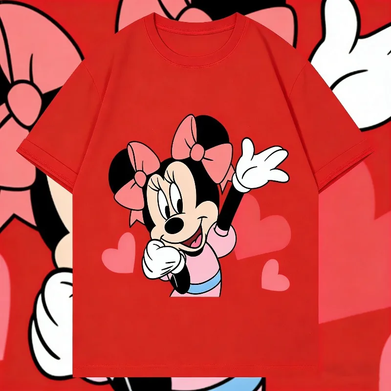 2025-26 летняя футболка с рисунком Микки Мауса Диснея из 100% хлопка с принтом, модная удобная дышащая женская одежда
2025-26 летняя футболка с рисунком Микки Мауса Диснея из 100% хлопка с принтом, модная удобная дышащая женская одежда