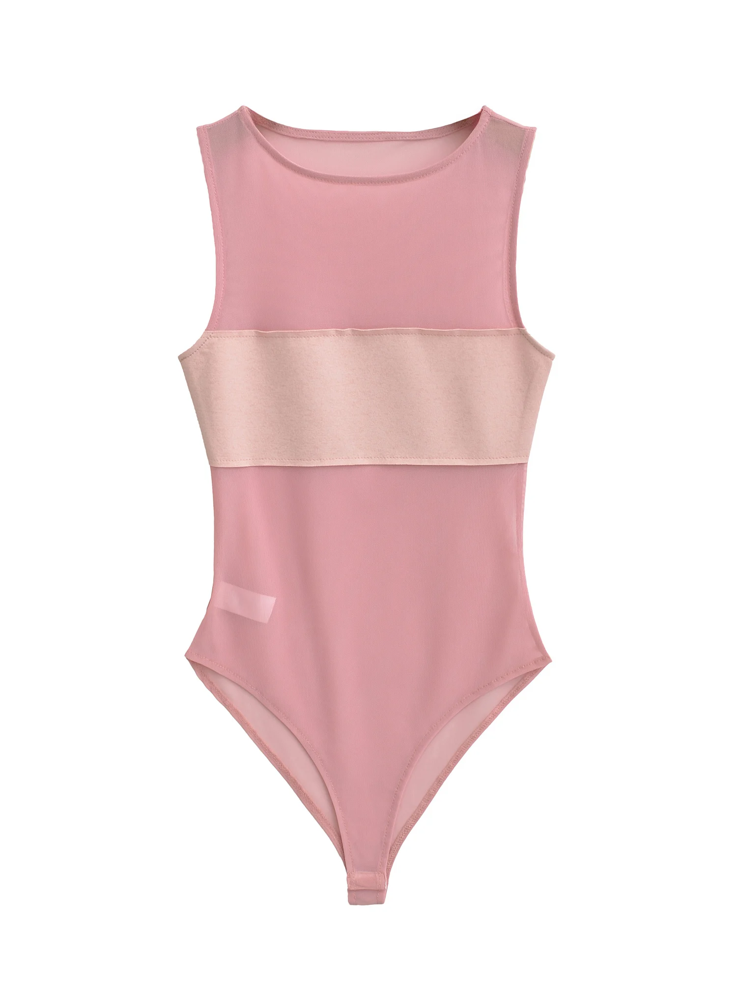 Elegant Wind Design Spliced Silk Mesh One-Piece Women's Sexy Semi-Transparent Slimming Sleeveless Vest High Waist Short Pants
Elegant Wind Design Spliced Silk Mesh One-Piece Women's Sexy Semi-Transparent Slimming Sleeveless Vest High Waist Short Pants