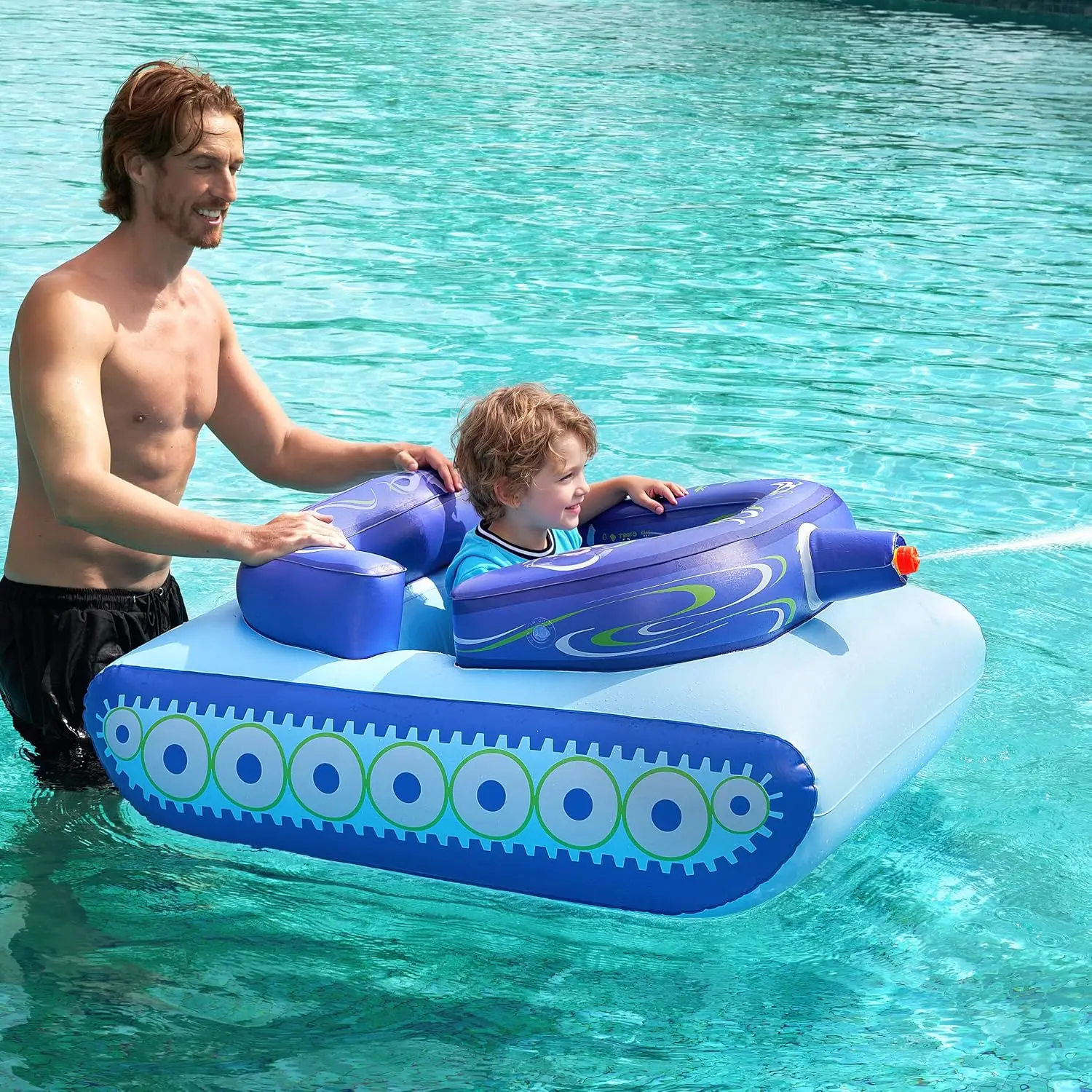 Altrek Store SLOOSH Inflatable Tank Pool Floats Kids, Pool Floaties Swimming Tank with Water Gun, Water Fight Toys, Inflatable Battle Fun for Summer
Altrek Store SLOOSH Inflatable Tank Pool Floats Kids, Pool Floaties Swimming Tank with Water Gun, Water Fight Toys, Inflatable Battle Fun for Summer