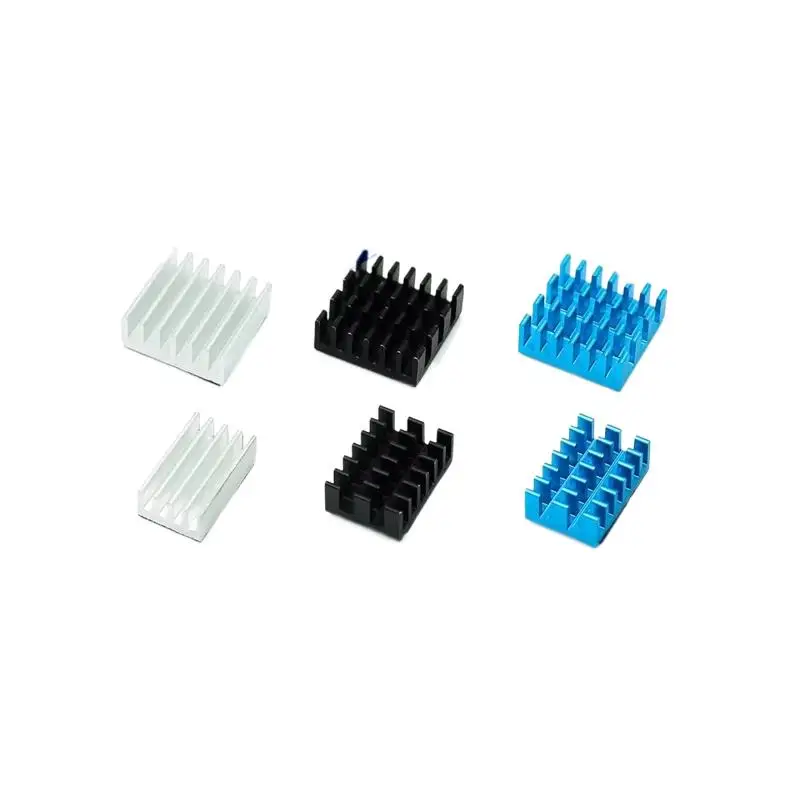 For Raspberry Pi 4 Heat Sink 3pcs Raspberry Pi 4B Aluminum Heatsink Radiator Cooling Kit Cooler for Raspberry Pi 4 Model B
For Raspberry Pi 4 Heat Sink 3pcs Raspberry Pi 4B Aluminum Heatsink Radiator Cooling Kit Cooler for Raspberry Pi 4 Model B
