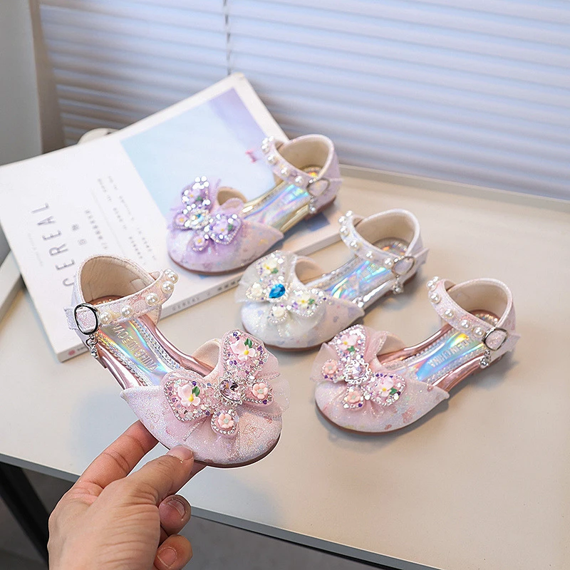 Sweet Girl Sandal Summer Kids Fashion Princess Dress Shoes Luxury Bowknot Flats Sequins Children Causal Wedding Party Sandals
Sweet Girl Sandal Summer Kids Fashion Princess Dress Shoes Luxury Bowknot Flats Sequins Children Causal Wedding Party Sandals