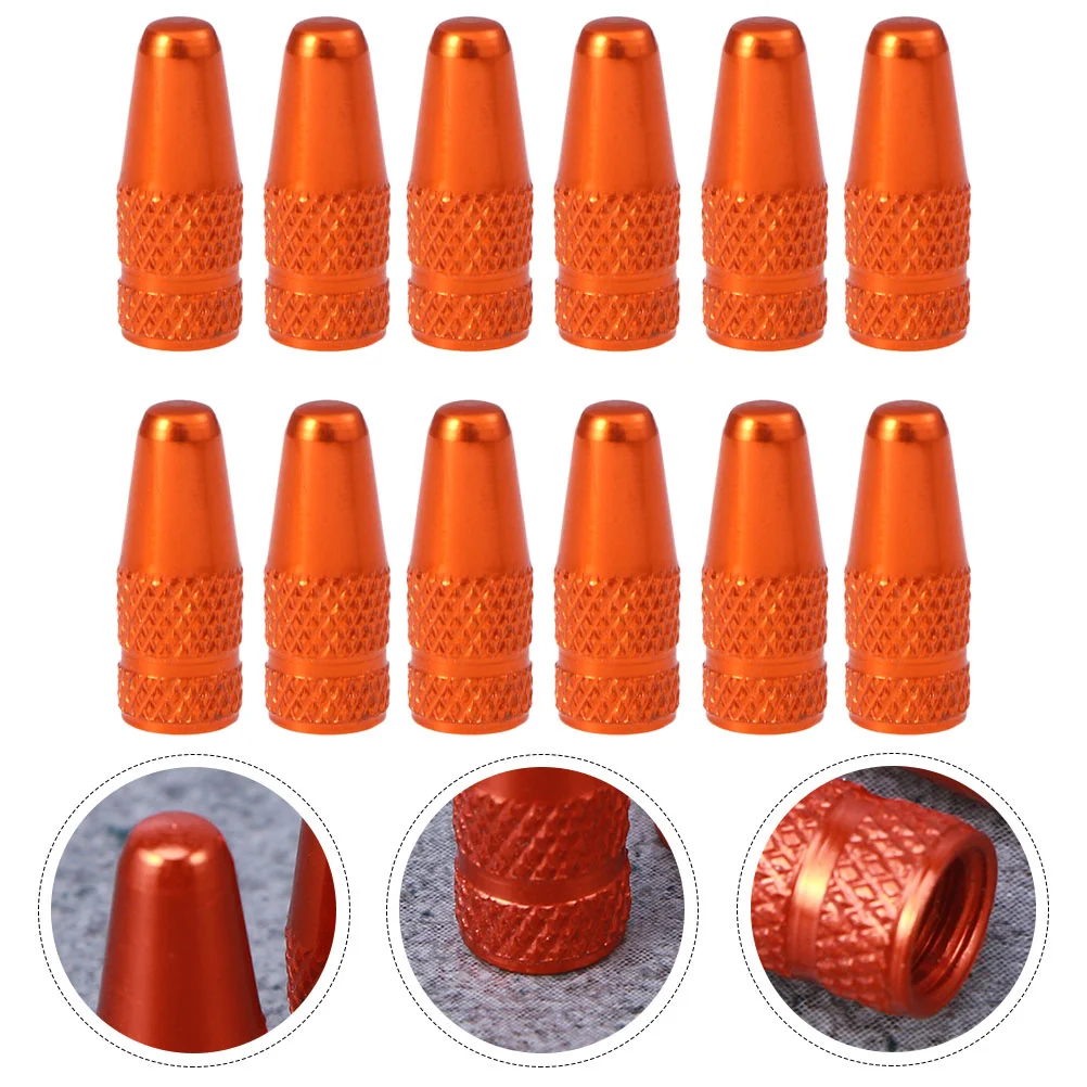 12 Pcs Valve Cap Bike Aluminum Alloy Tire Stem Dust Cover Protectors Prevent Leakage Extend Service Life Strong Metal
12 Pcs Valve Cap Bike Aluminum Alloy Tire Stem Dust Cover Protectors Prevent Leakage Extend Service Life Strong Metal