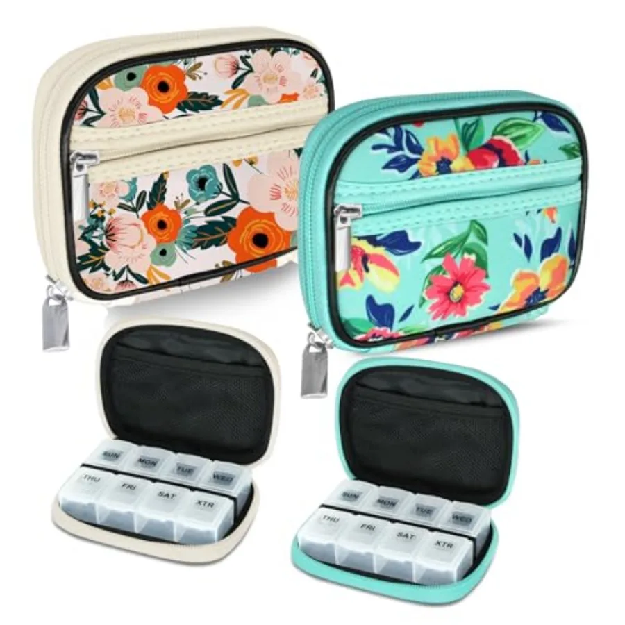 Weekly Travel Pill Organizer Pill Purse wit Re 7 Day Pill, Fasable Travel Medicine Organizer Pill Container Medicine, tamin, pl
Weekly Travel Pill Organizer Pill Purse wit Re 7 Day Pill, Fasable Travel Medicine Organizer Pill Container Medicine, tamin, pl