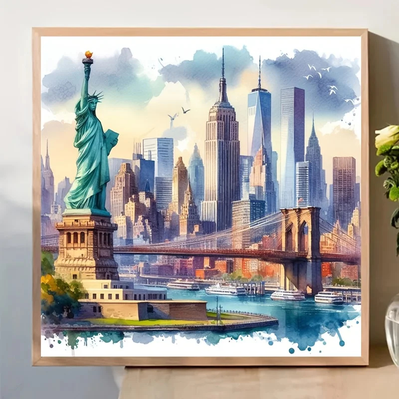500/1024PCS Jigsaw Puzzle Statue of Liberty and New York Scenery Suitable for Leisure and Entertainment Modern Decoration Gift
500/1024PCS Jigsaw Puzzle Statue of Liberty and New York Scenery Suitable for Leisure and Entertainment Modern Decoration Gift