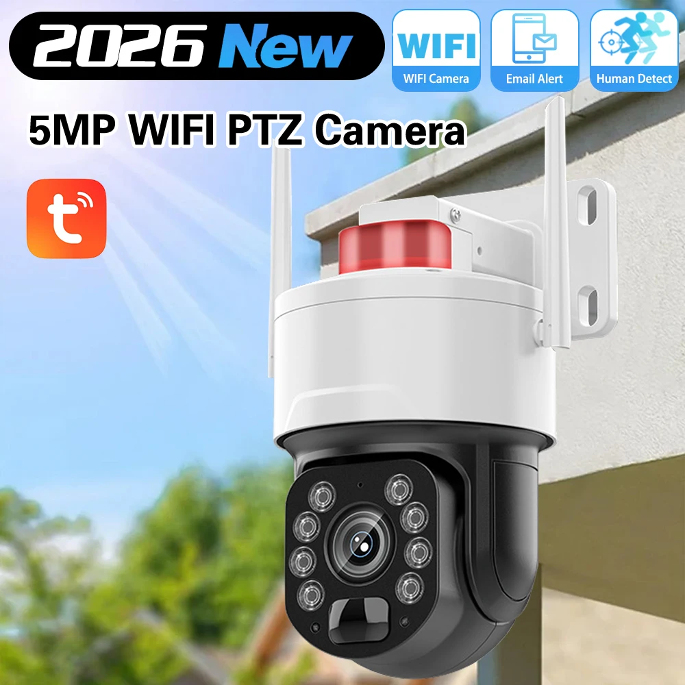 Smartlife Home 50X Optical PTZ Zoom 5MP Wifi Tuya Security Surveillance Camera Outdoor CCTV PTZ IP Color Night Vision Camera
Smartlife Home 50X Optical PTZ Zoom 5MP Wifi Tuya Security Surveillance Camera Outdoor CCTV PTZ IP Color Night Vision Camera