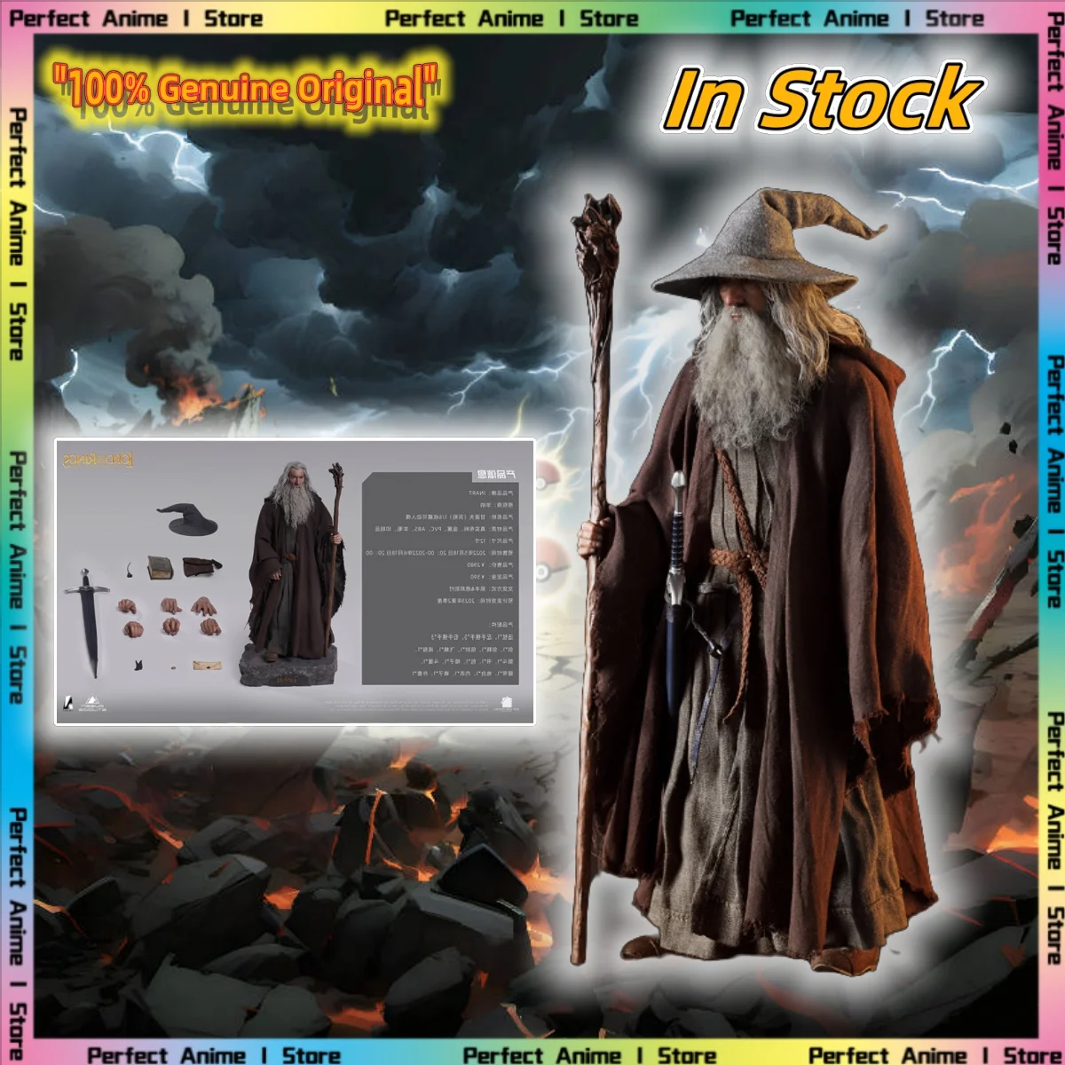 ININART Official Lord of The Rings Grey Robe Gandalf 1/6 Moving Collection Doll Soldier A002 Gift Collection
ININART Official Lord of The Rings Grey Robe Gandalf 1/6 Moving Collection Doll Soldier A002 Gift Collection