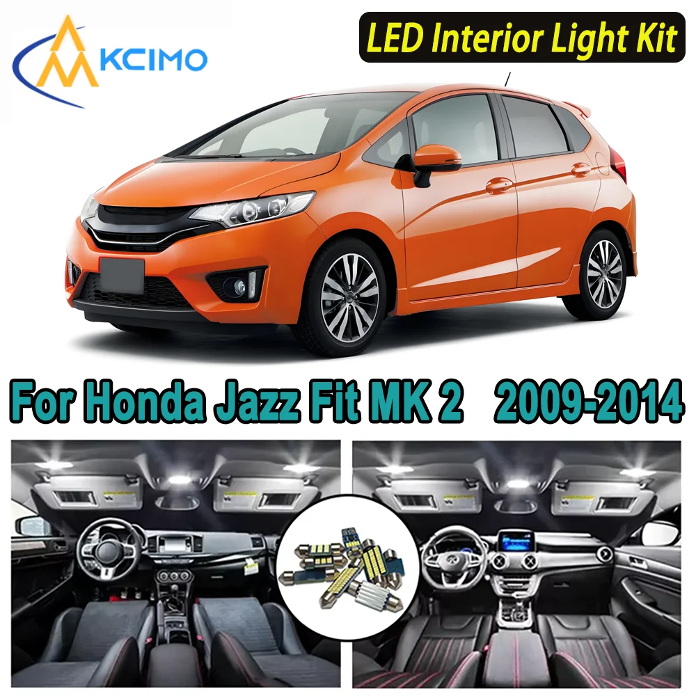Kcimo LED For Honda Jazz Fit MK 2 (2009-2014) Premium Bright LED Interior Dome Map Trunk Light Kit Car Led Canbus Lamps Car LED 
Kcimo LED For Honda Jazz Fit MK 2 (2009-2014) Premium Bright LED Interior Dome Map Trunk Light Kit Car Led Canbus Lamps Car LED