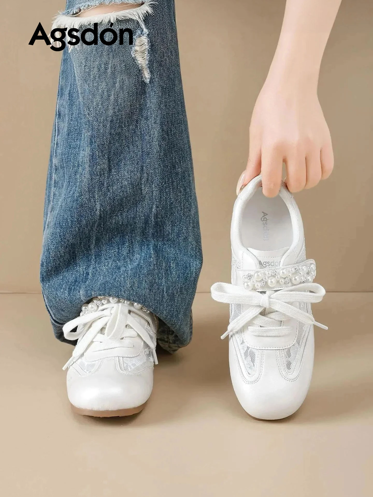 Agsdon Ballet Dequn Shoes Women's Summer New Style Ultra Popular Casual Sports Sneakers Low Top Cotton Lined Flat Heel
Agsdon Ballet Dequn Shoes Women's Summer New Style Ultra Popular Casual Sports Sneakers Low Top Cotton Lined Flat Heel