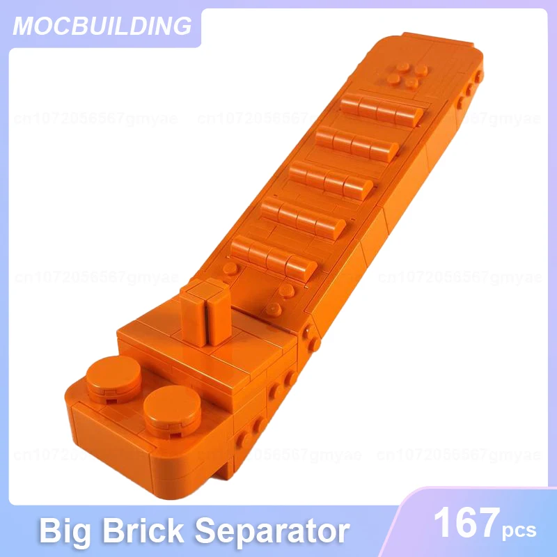 Big Brick Separator Model MOC Building Blocks DIY Assemble Educational Creative Orange Display Toys Collection Xmas Gifts 167PCS
Big Brick Separator Model MOC Building Blocks DIY Assemble Educational Creative Orange Display Toys Collection Xmas Gifts 167PCS